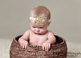 Macey- Gold Headband