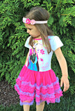 Havana- Pink, White, and Hot Pink headband