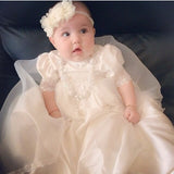 Carmella- Pink flowers on Pearl and Beaded Headband