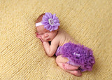 Penelope- Purple Flower with purple stone