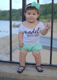 Bonnie- Mint Bow Headband
