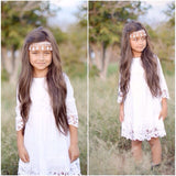 Joellie- Rhinestone Tear Drop Headband
