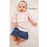 Brandi- Pink, Mint, and White braided headband