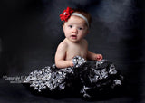 Penelope- Red Flower with Pearl