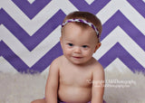 Brandi- Purple, Lavender, and Silver Braided Headband