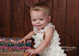 Justine- gold sequin halo headband