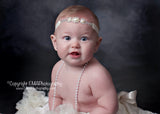 Joellie- Pearl and Rhinestone Headband