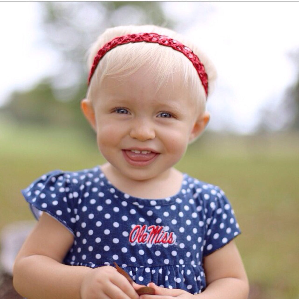 Savvy- Red Sequin Headband