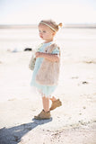 Gold and Cream braided headband