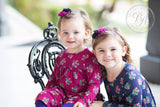 Camilla- Plum and Navy headband