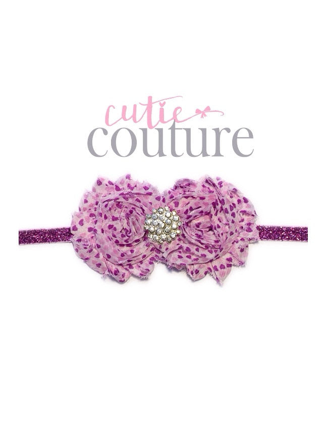 Jasmine-Purple Heart Headband