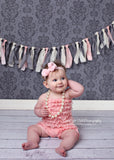 Bonnie- Pink Bow Headband