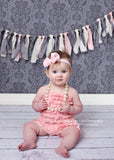 Bonnie- Pink Bow Headband