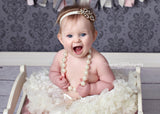 Macey- Brown Rhinestone Headband