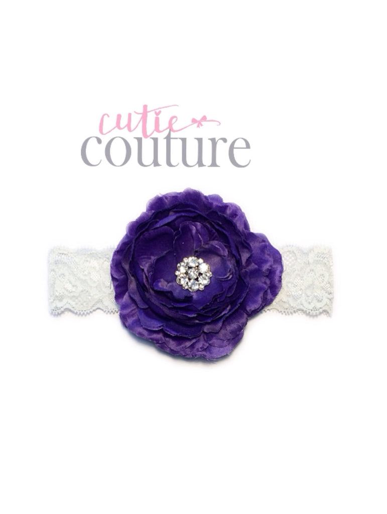 Samantha- Purple Headband