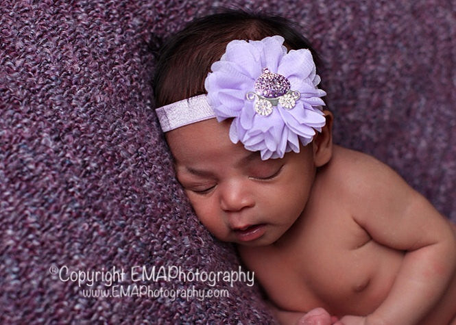 Luciana- Lavander flower with purple princess carriage