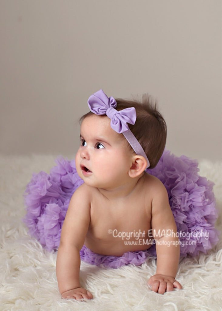 Bonnie- Lavender Bow Headband