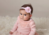 Luciana- Pink Flower accented with princess carriage