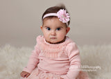 Luciana- Pink Flower accented with princess carriage