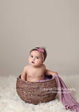 Cammie- Dusty Rose Headband or Clip