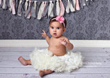 Brynn (Big)- Pink Burlap Headband