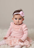 Luciana- Pink Flower accented with princess carriage