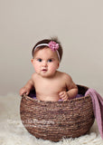 Cammie- Dusty Rose Headband or Clip