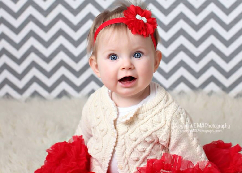 Luciana- Your choice of color with pearl bow