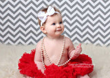 Bonnie- White Bow Headband