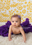Cammie- Purple Leopard Headband or Clip