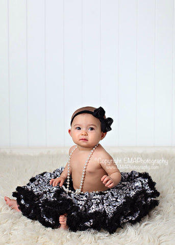 Bonnie- Black Bow Headband