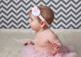 Camilla- White and Pink Headband