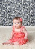 Cammie- Coral Headband or Clip