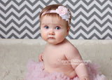 Camilla- White and Pink Headband