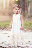 Justine- gold sequin halo headband