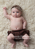 Macey- Brown Rhinestone Headband