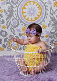 Bonnie- Lavender Bow Headband