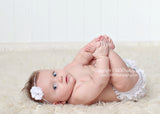 Cammie- White Headband or Clip