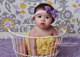 Bonnie- Lavender Bow Headband