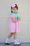 Lyla- Pink Flower with pink rose