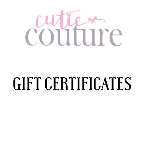 Gift Certificate
