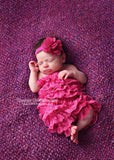 Brynn (Big) Hot Pink Burlap Headband