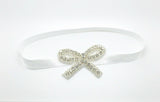 Macey- Rhinestone Bow headband