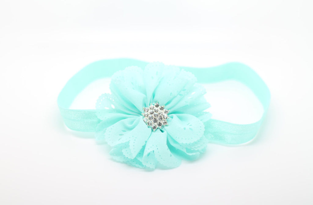 Elena- Aqua Headband