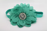 Simone- Green/Teal headband
