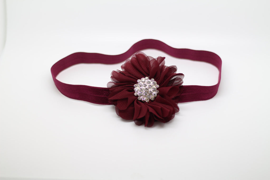 Luciana- Burgundy Headband