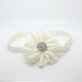 Penelope- Ivory Baptism/Communion/Flower Girl Headband