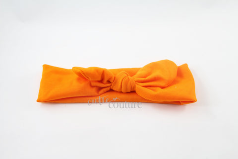 Karen- Orange Knotted Headband