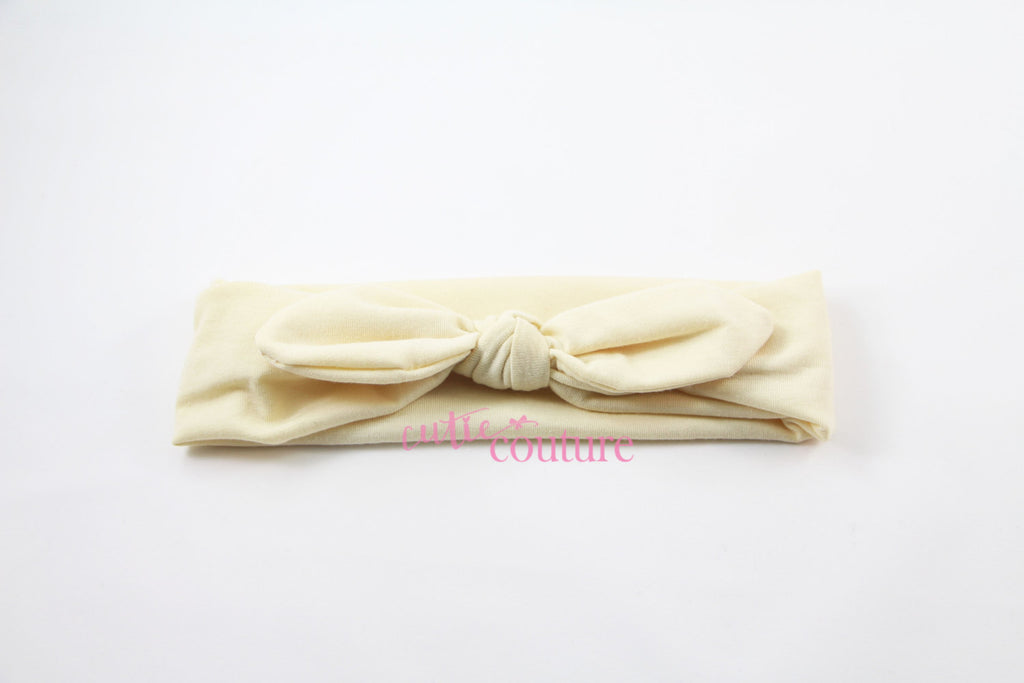 Karen- Cream Knotted Headband