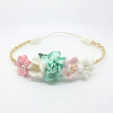 Valentina-Pink, Mint, and Ivory Headband